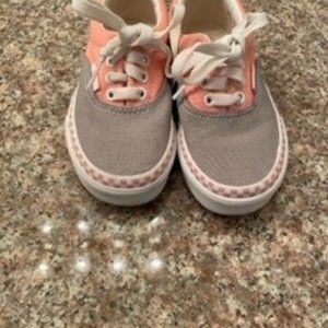 Girls Vans Pink/Grey